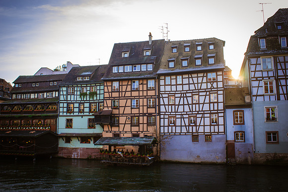 Sunset over Petite France