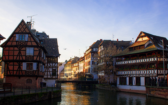 "Petite France, Canals through Strasbourg