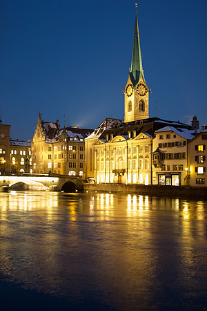 Fraumunster church, Zurich