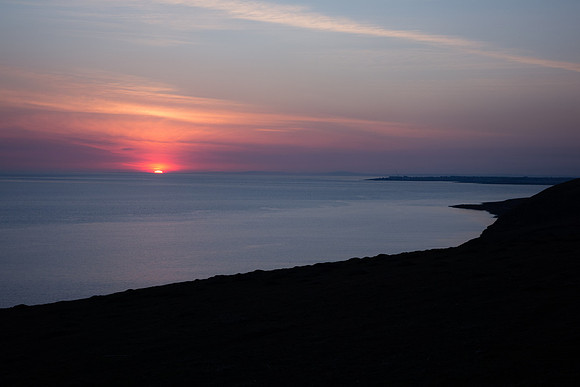 Sunset over Wales