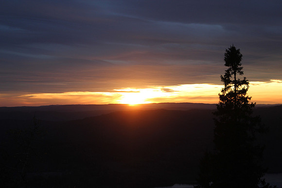 Sunset over Oslo