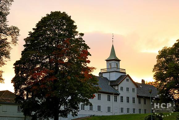 Frogner Manor at Sunset